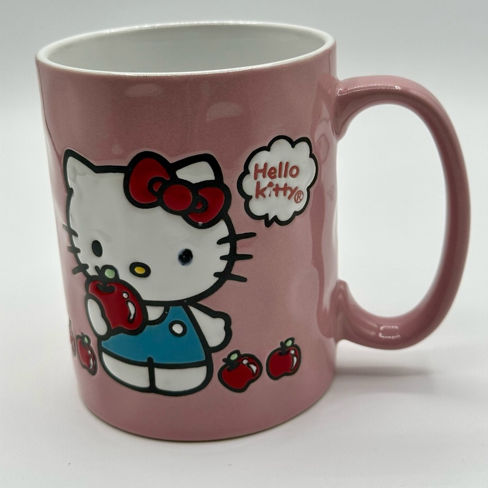 Hello Kitty Pink Mug, 16oz Sanrio Coffee Cup, Cute Hello Kitty Gift, New